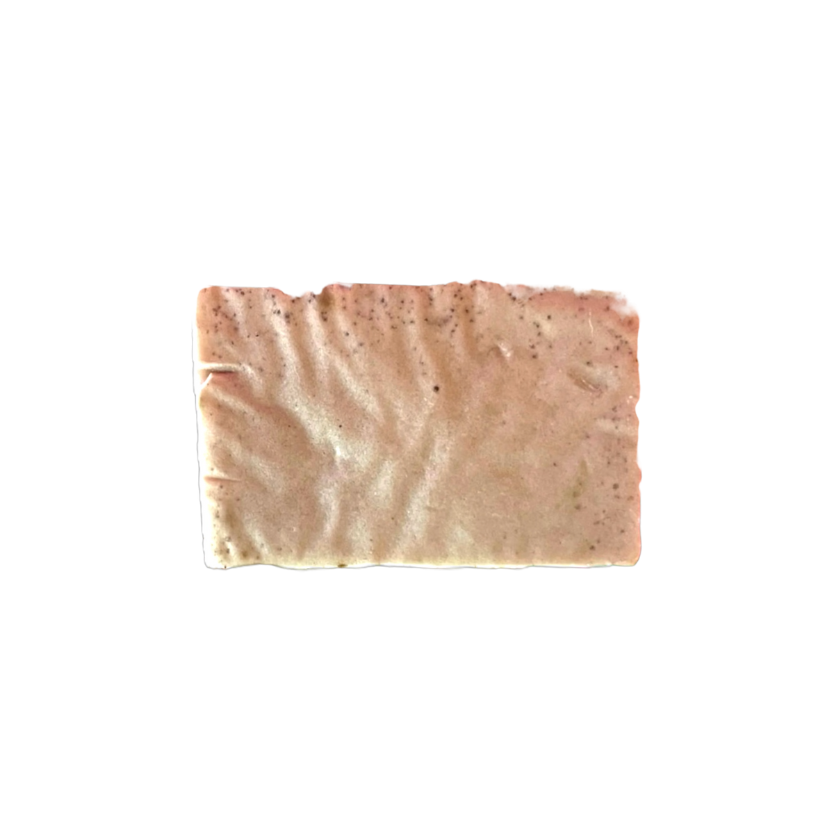 Original photograph of handmade purple sea moss soap bar