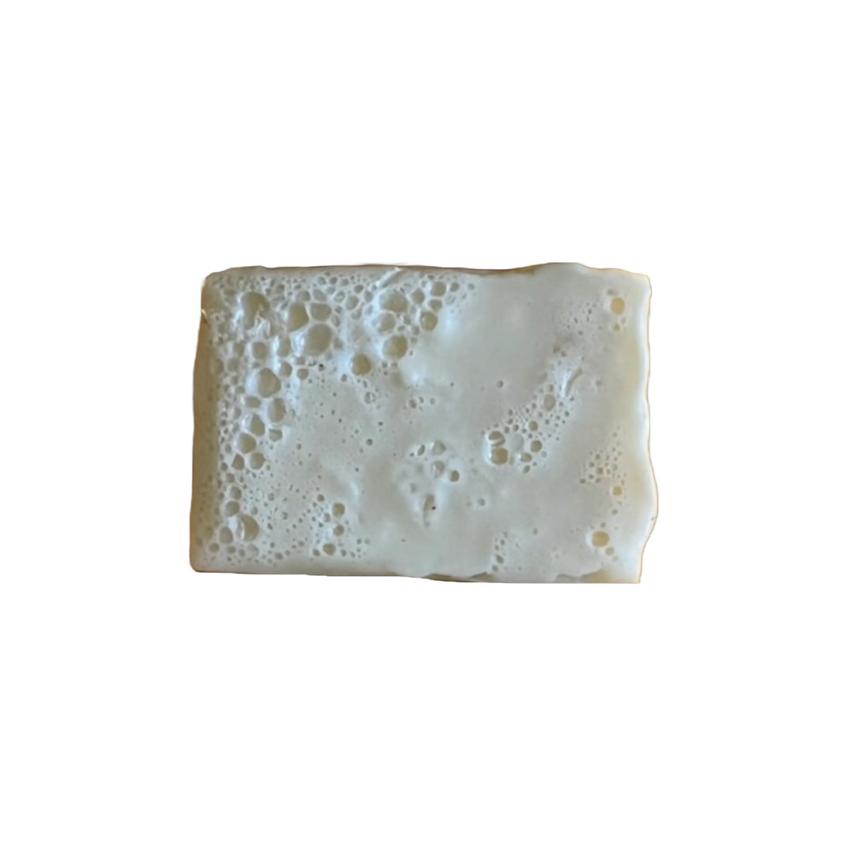 Original handmade papaya sea moss soap bar alternate view