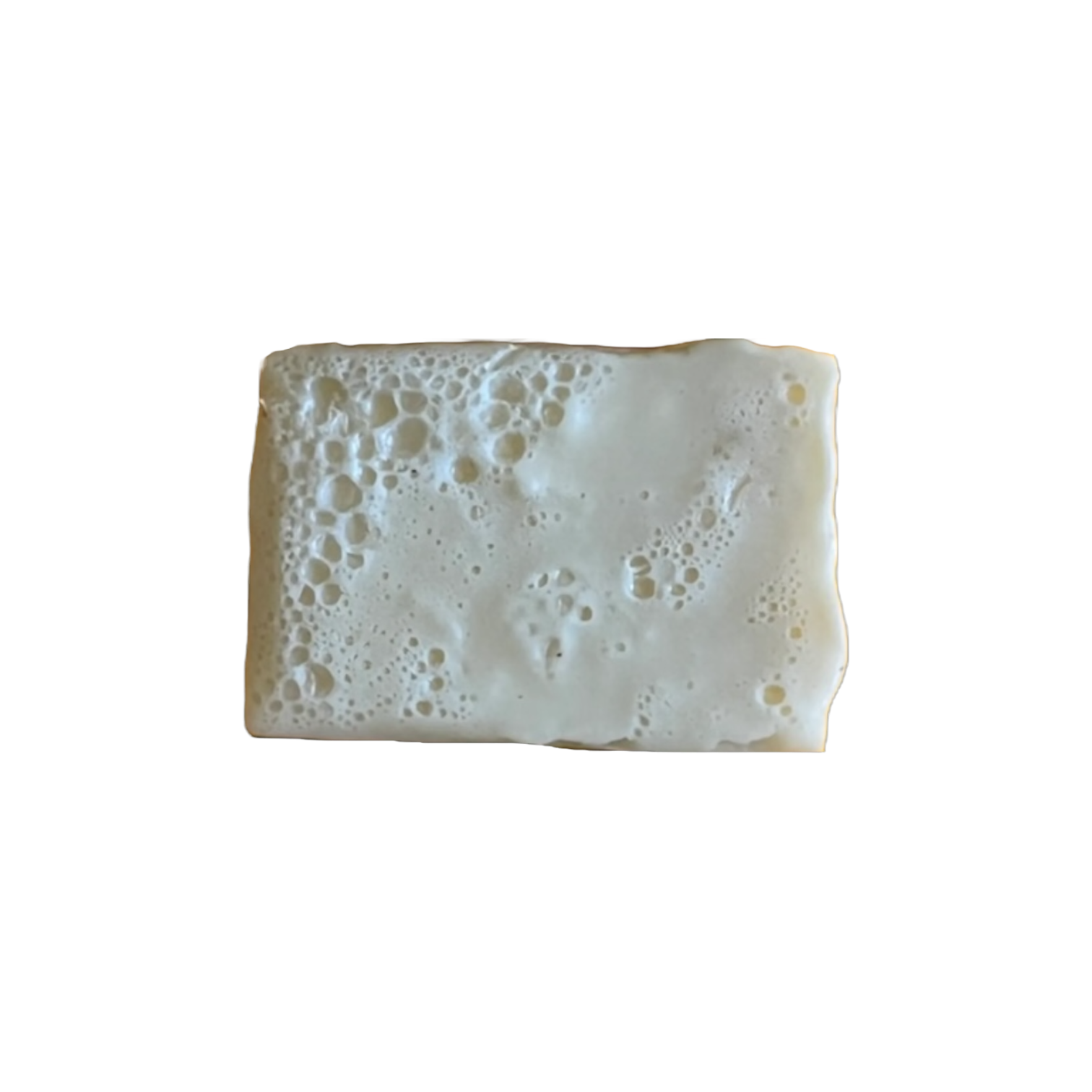 Original handmade papaya sea moss soap bar alternate view
